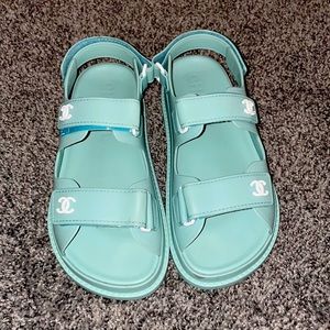 Worn twice Chanel Dad sandals